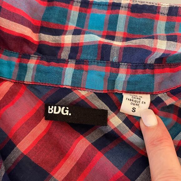 BDG women’s checkered Button down shirt size S - Picture 4 of 6